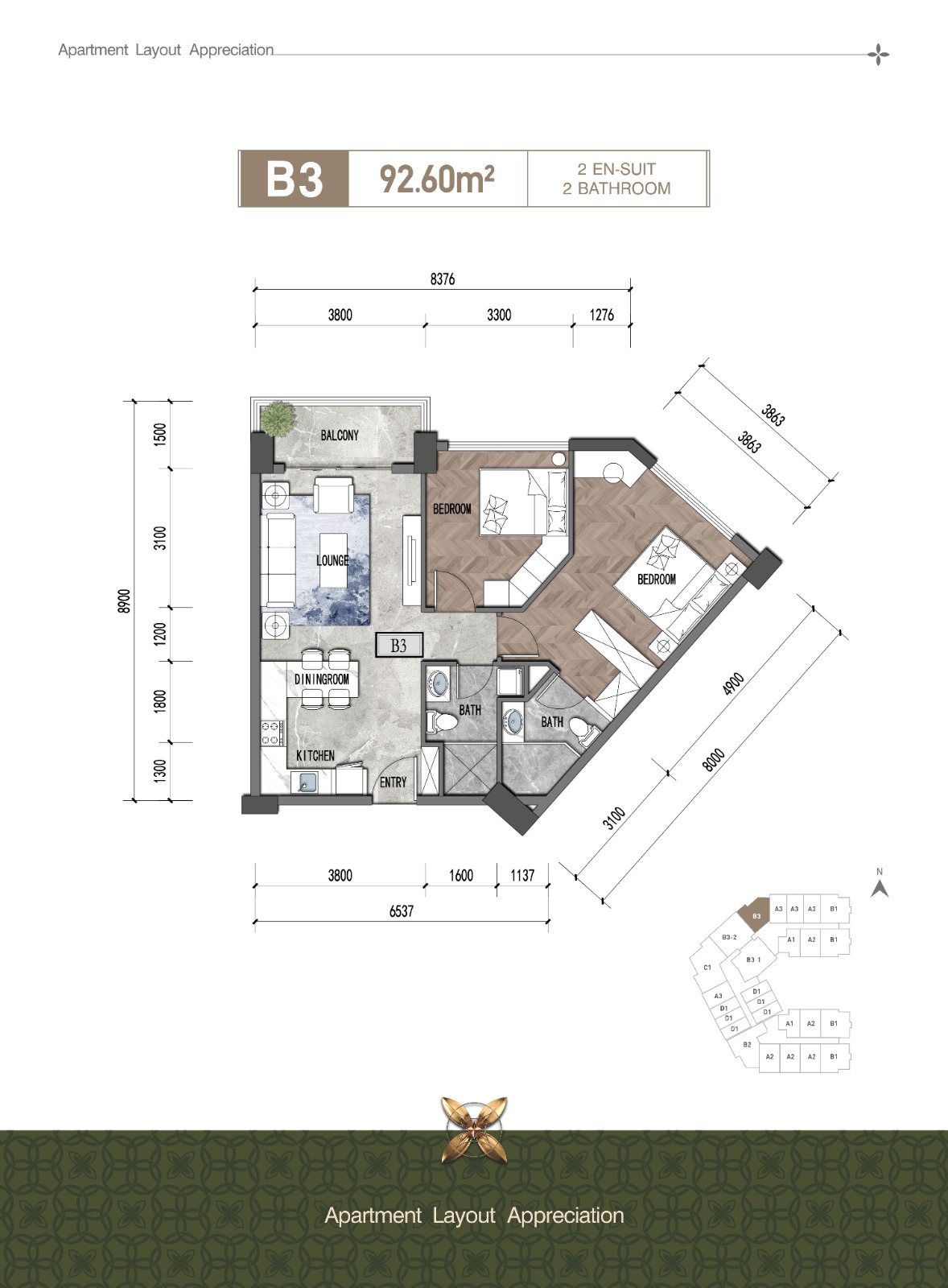 Mogotio Oasis – Luxury Studio, 1, 2 & 3 Bedrooms image 15 in Westlands, Nairobi