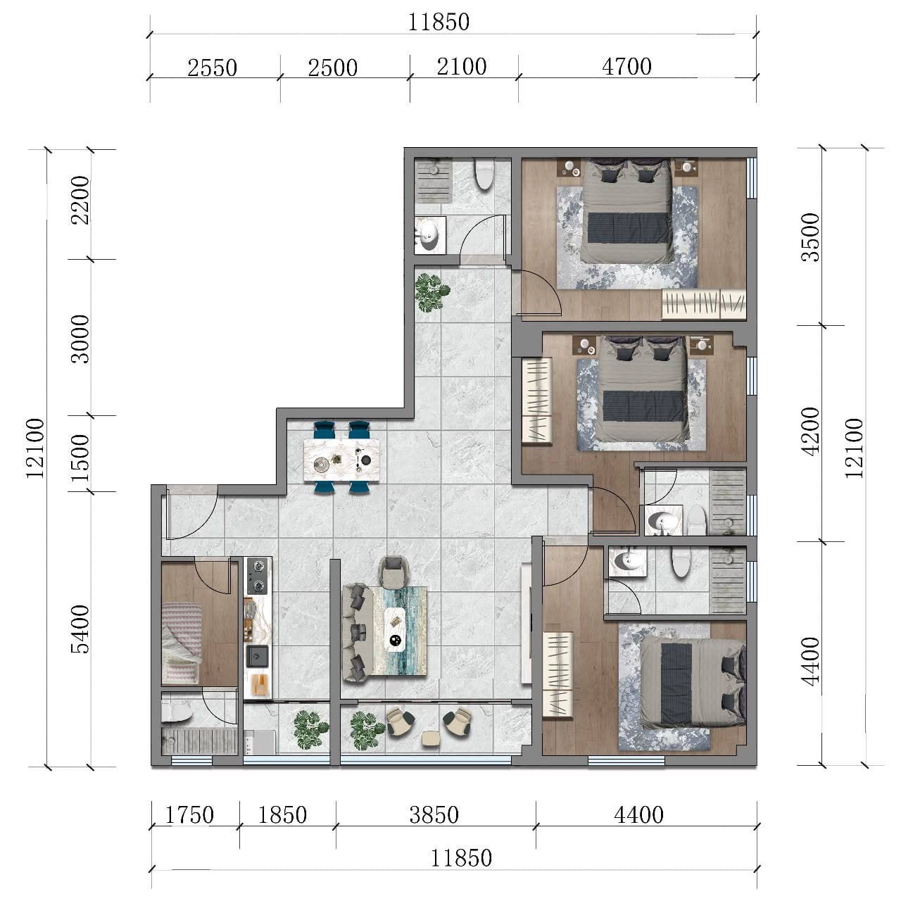 Maylan Park Residency  | 1, 2 3 & 4 Bedrooms image 8 in Kileleshwa, Nairobi