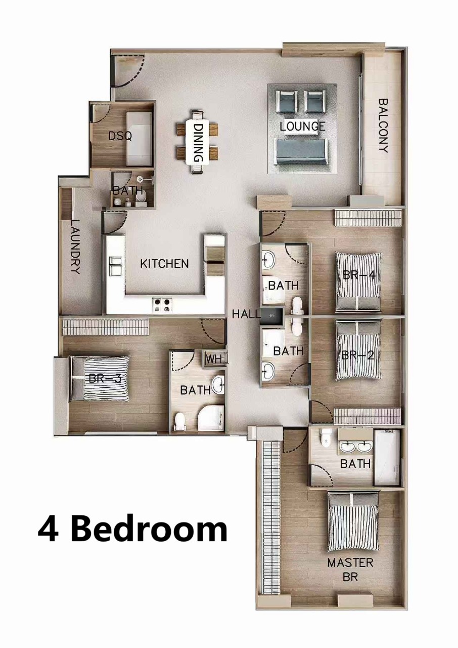 Express View Residency Kilimani - Premium 1,2,3 & 4 Bedrooms image 4 in Kilimani, Nairobi