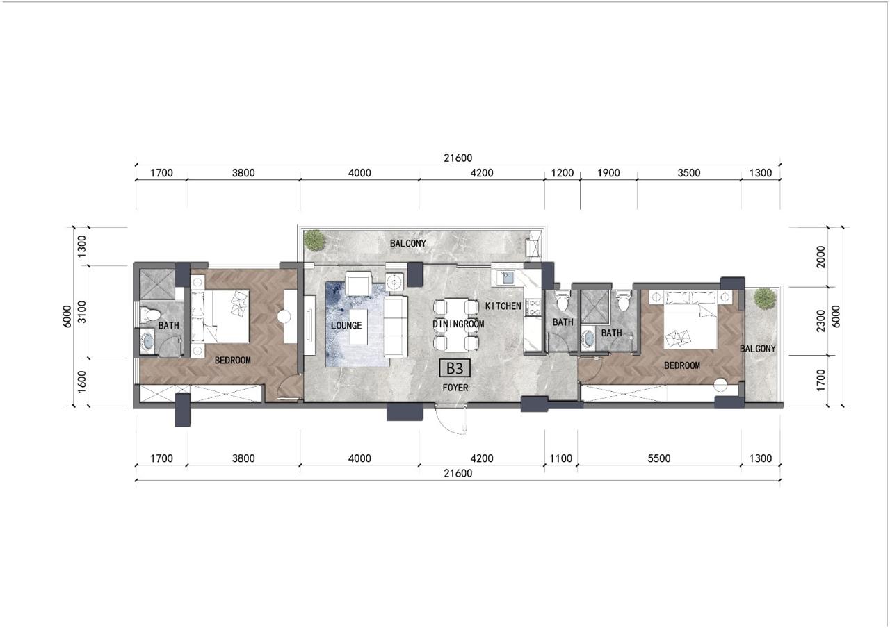 Riara Oasis Residence Kilimani - Studio, 1, 2 & 3 Bedrooms image 4 in Kilimani, Nairobi